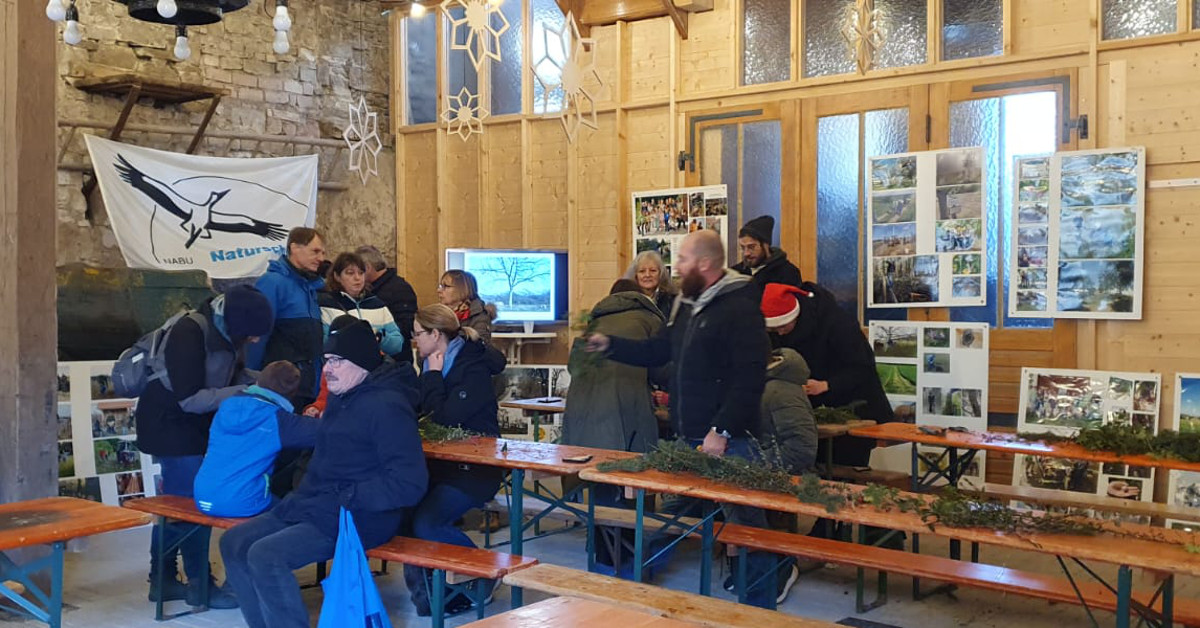 Basteln auf dem Gerchsheimer Weihnachtsmarkt