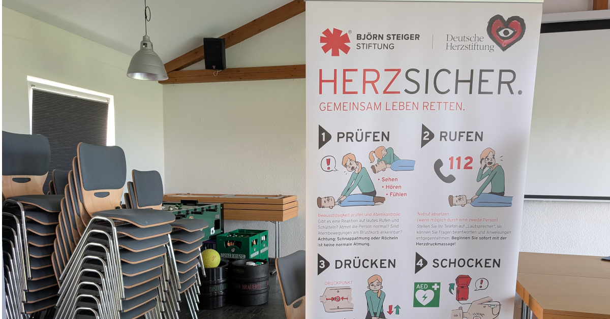 Herzsicher-Schulung beim NABU Großrinderfeld